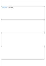 Load image into Gallery viewer, Rectangle A4 Die Cut Labels (rounded corners)